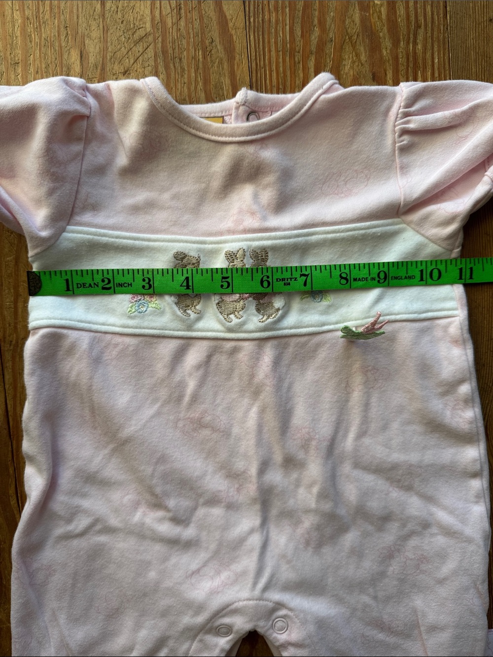 Pink Peter Rabbit Onsie - Picture 6 of 7